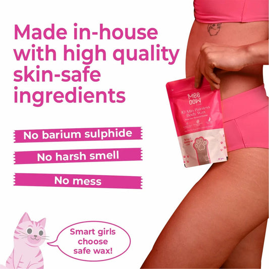 The 4-in-1 Orange Body Hair Removal Wax Powder Mask