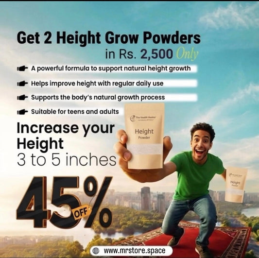 Health Healer Height Grow Supplement β 100% Natural Height Increase