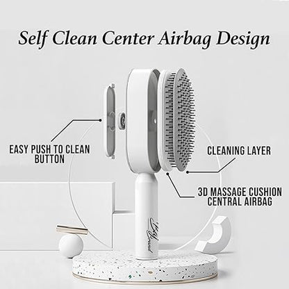 3D Self Cleaning Hair Brush✨FREE Shipping |