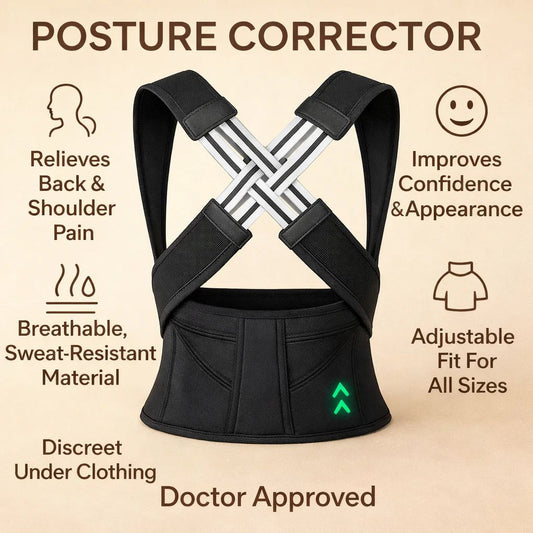 Shoulder & Back Posture Correction Belt || 2 in 1